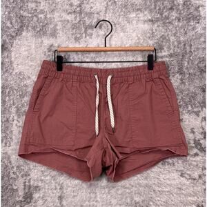 Vuori Ripstop Shorts Medium Womens Dusty Pink Drawstring